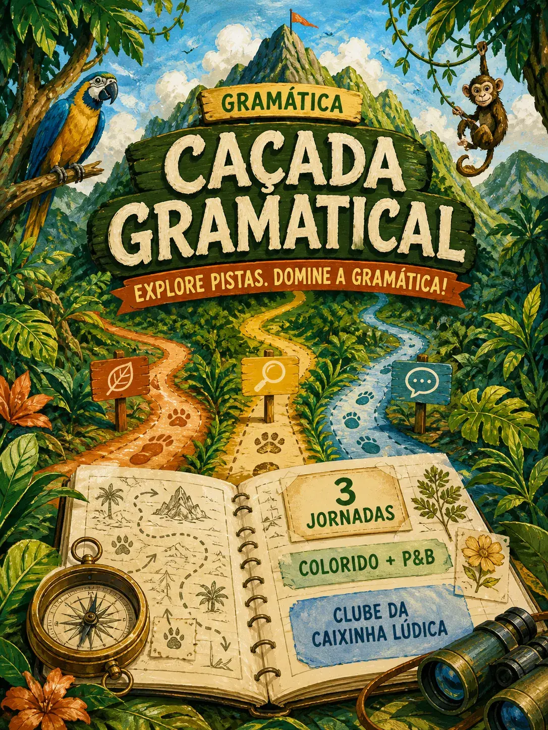 Capa do recurso Caçada Gramatical
