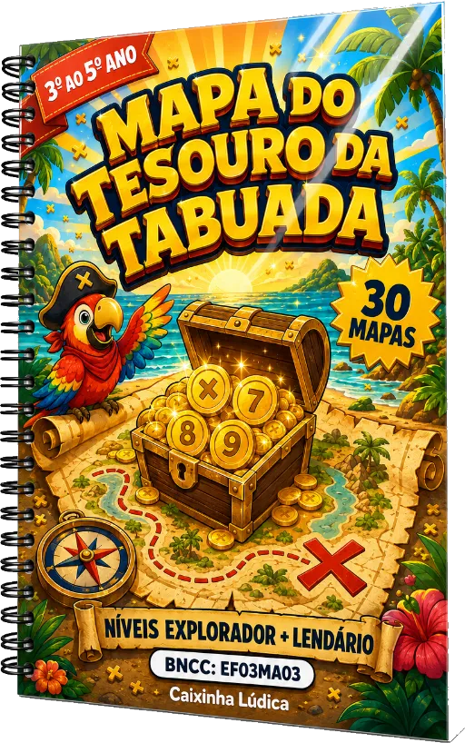 Capa: Mapa do Tesouro da Tabuada