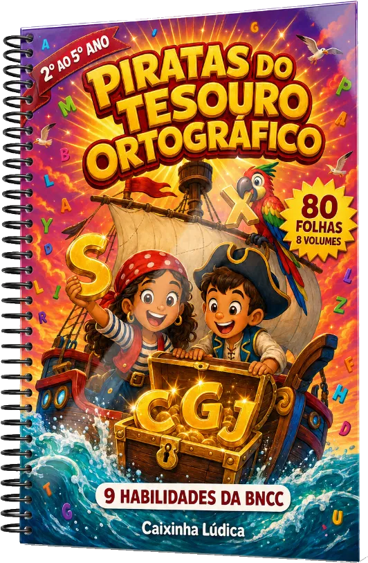 Capa: Piratas do Tesouro Ortográfico