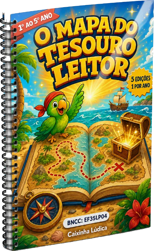 Capa: O Mapa do Tesouro Leitor